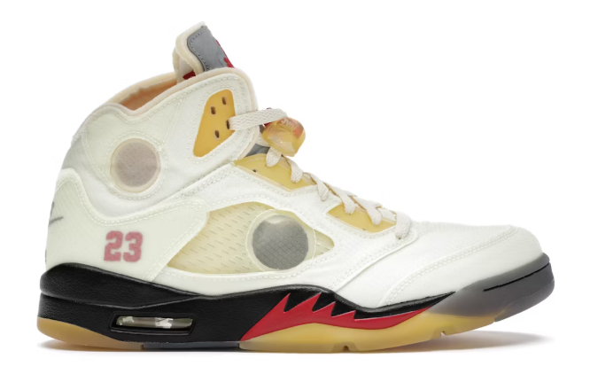 Jordan 5 Retro Off-White Sail SZ 10.5 USED