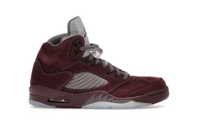 Jordan 5 Retro Burgundy (2023) Sz 12 (No Lid)
