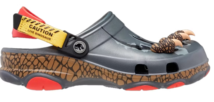 Crocs Classic Clog Jurassic World sz 10 missing jibbitz