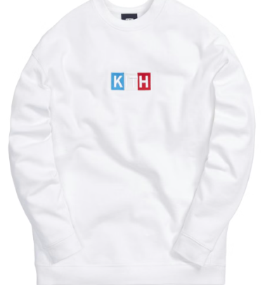 Kith Paris Classic Logo Crewneck White SZ XS