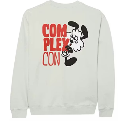 Complexcon x Verdy Crewneck Light Gray Men's - FW22 SZ S