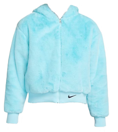 Nike Womens Sportswear Essential Faux Fur Jacket (Asia Sizing) Copa SZ L