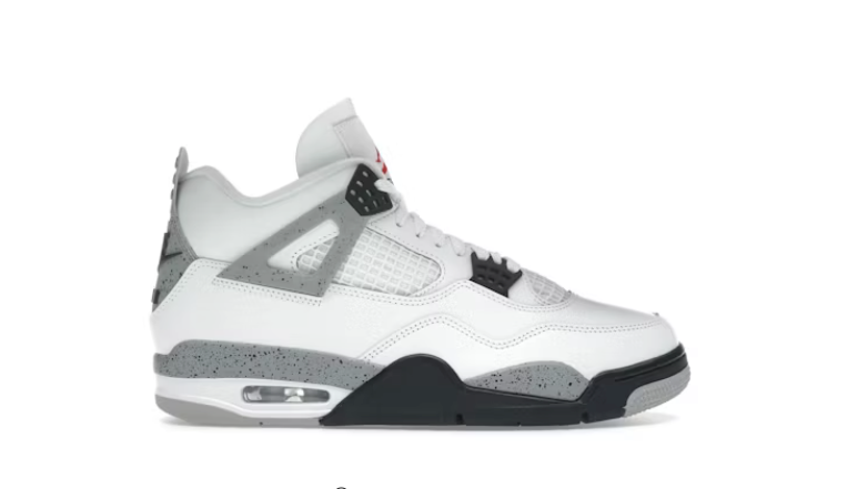 Jordan 4 Retro OG 'White Cement' Sz 12 (No Lid)