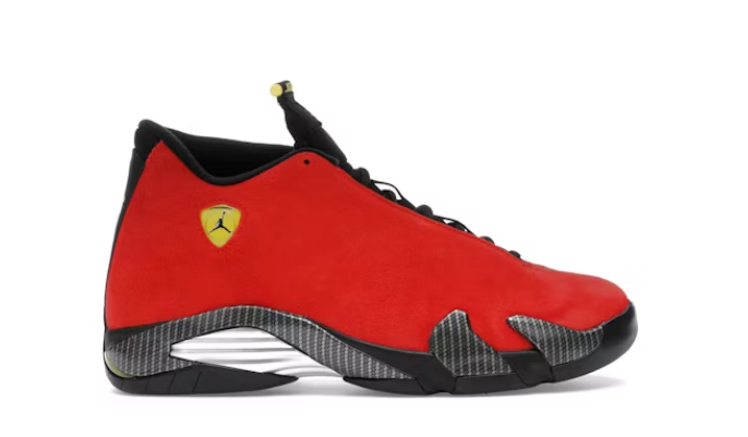 Jordan 14 Retro 'ferrari' Challenge Sz 10.5 (No lid)