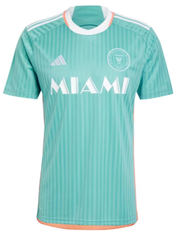 adidas Inter Miami CF Lionel Messi 2024 Archive Replica Player Jersey Aqua SZ L