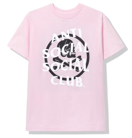 Anti Social Social Club x Neighborhood Cambered Pink Tee Tee Pink SZ XL