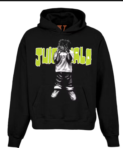 Juice Wrld x Vlone MOTY Hoodie Black SZ M
