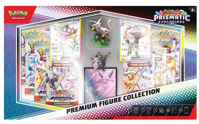 2025 Pokémon Prismatic Evolutions Premium Figure Collection Box