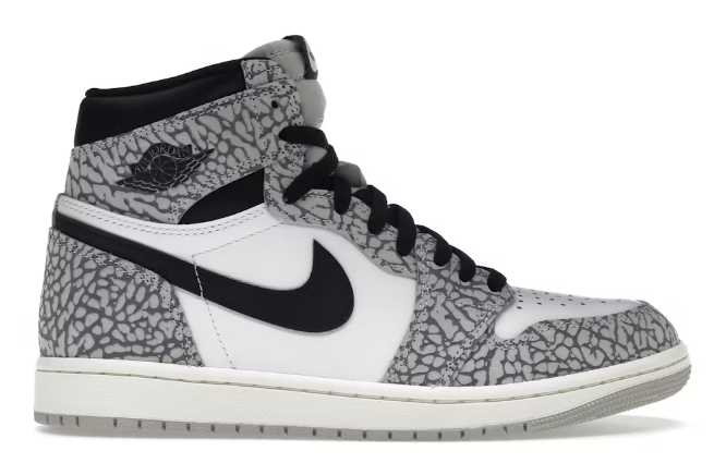 Jordan 1 Retro High OG White Cement SZ 9 USED