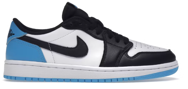 Jordan 1 Retro Low OG Black Dark Powder Blue (Women's) SZ 11W/9.5M