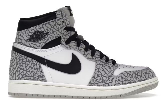 Jordan 1 Retro High OG White Cement SZ 9.5