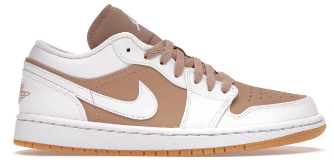 Jordan 1 Low Gum White SZ 12 USED