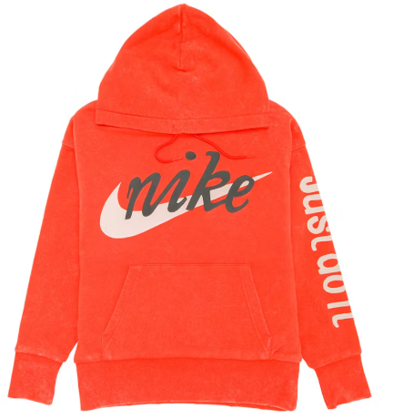 Nike x Cactus Plant Flea Market Shoebox Heavyweight Hooded Pullover Orange SZ L