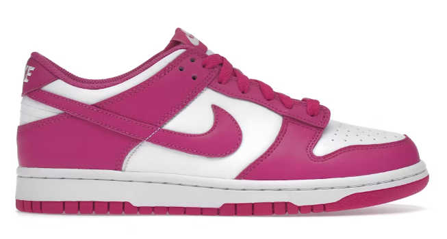 Nike Dunk Low Active Fuchsia (GS) SZ 6Y