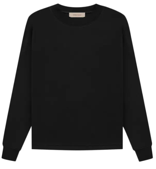 Fear of God Essentials LS Tee Shirt Stretch Limo SZ L