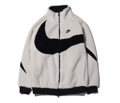 Nike Big Swoosh Reversible Boa Jacket  SZ 2XL