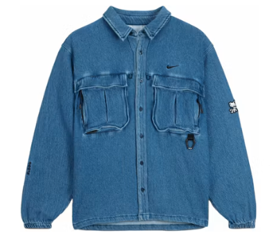 Nike x NOCTA Opal Lily Pad Denim Jacket Sz Small (Washed)