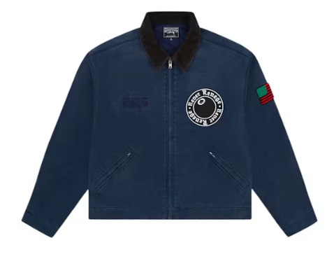 Denim Tears x Stussy Never Renege Canvas Work Jacket Sz Small