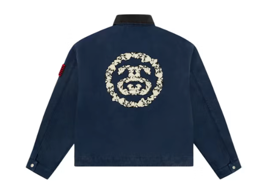 Denim Tears x Stussy Never Renege Canvas Work Jacket Sz Small