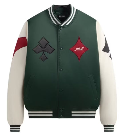 Kith x Batman Joker Satin Bomber Jacket Ivy Green SZ XL