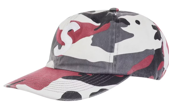 Supreme Pigment Print S Logo 6-Panel (FW23) Red Camo