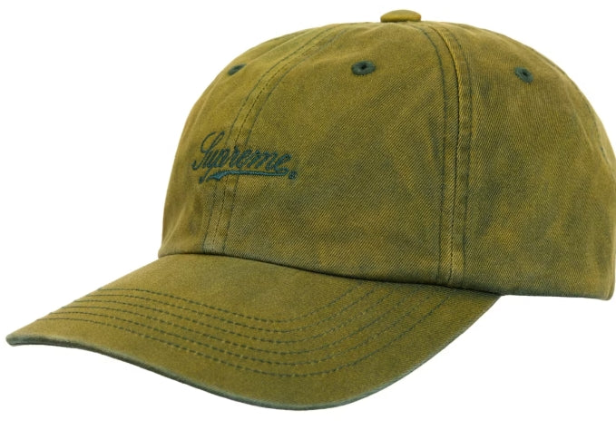 Supreme Bleached Chino 6-Panel Green