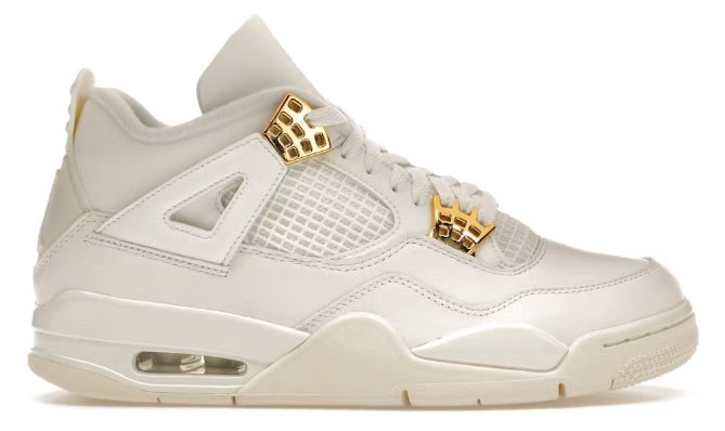 Jordan 4 Retro Metallic Gold (Women's) 11/9.5M USED MISSING LID