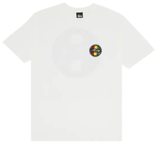 Stussy Kingston Dot Tee 'White' SZ S
