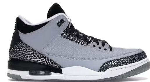 Jordan 3 Retro Wolf Grey Sz 9.5 USED NO BOX