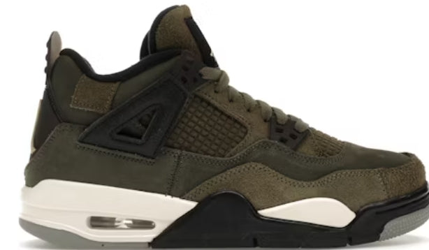 Jordan 4 Retro SE Craft Medium Olive (GS) SZ 3.5Y MISSING LID