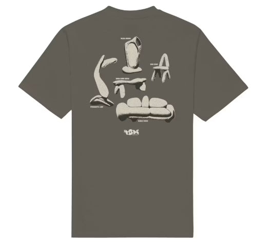 DropX™ Exclusive: Art & Residence x Arsham Living Tee Soft Gray SZ M