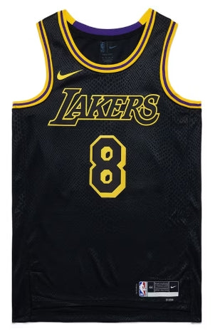 Nike Kobe Mamba Mentality Los Angeles Lakers City Edition Swingman Jersey (FW23) Black SZ SMALL