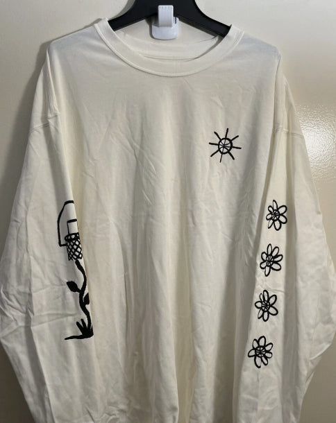NIKE TEE “SPRING HOOPS" SAIL FLOWER BASKETBALL