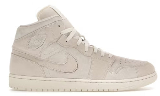 Jordan 1 Mid SE Craft Pale Ivory SZ 8.5M (NO LID, USED)