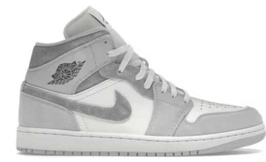 Jordan 1 Mid SE Neutral Grey Sail SZ 8.5M (NO LID)