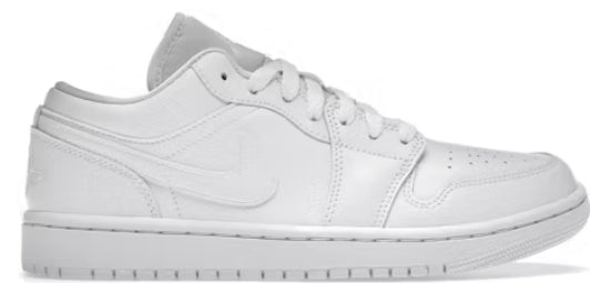 Jordan 1 Low Triple White (2022) SZ 9 W10.5 MISSING LID