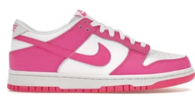 Nike Dunk Low Laser Fuchsia (GS) SZ 5.5Y (NO LID)