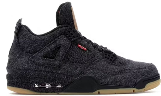 Jordan 4 Retro Levi's Black (Levi's Tag) SZ 10 USED