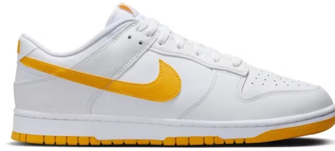 Nike Dunk Low White University Gold Sz 12 (NO BOX LID)