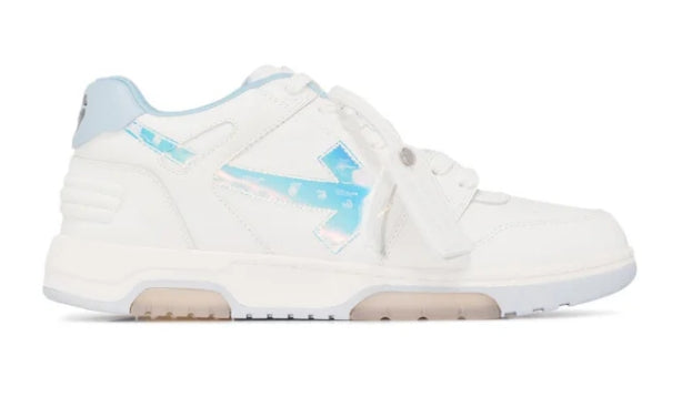 OFF-WHITE Out Of Office White Iridescent Blue SZ 41