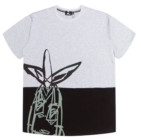 Futura Laboratories Pointman Split Panel Tee Gray SZ L