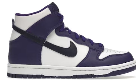 Nike Dunk High Electro Purple Midnight Navy (GS) SZ 6Y (NO LID)