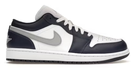 Jordan 1 Low Wolf Grey Midnight Navy SZ 14M (NO LID)