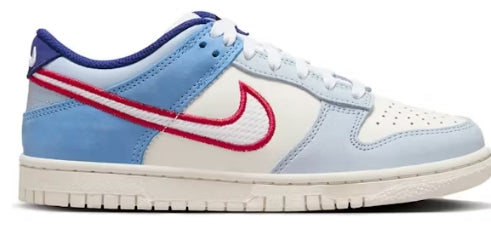 Nike Dunk Low Armory Blue Red Mesh (GS) SZ 4Y (NO LID)