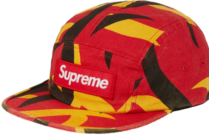Supreme Military Camp Cap (FW19) Red Tribal Camo