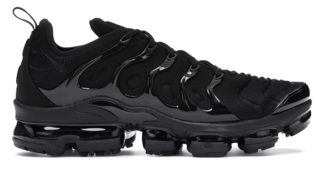 Nike Air VaporMax Plus Triple Black SZ 8.5 NO BOX B-GRADE