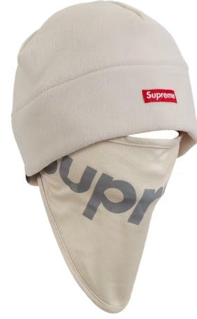 Supreme Polartec Facemask Beanie Stone