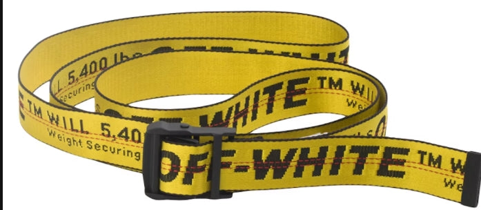 OFF-WHITE Industrial Belt Yellow/Black