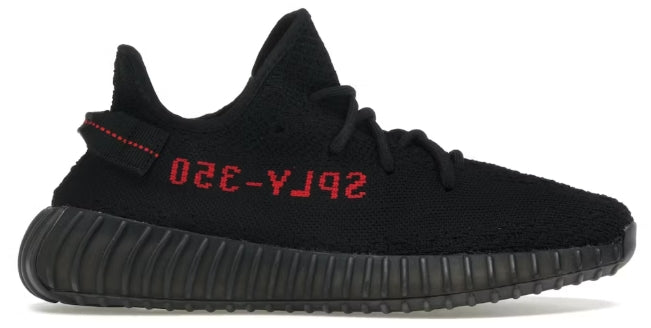 adidas Yeezy Boost 350 V2 Black Red SZ 10 USED