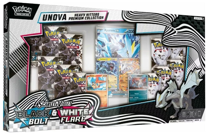 2025 Pokémon Black Bolt & White Flare Unova Heavy Hitters Premium Collection (Costco Exclusive)